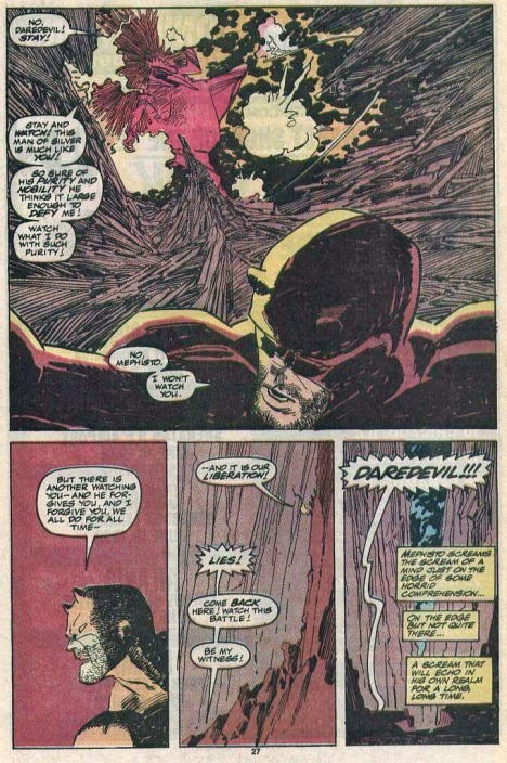 evidence of Matt Murdock's faith from Daredevil #282