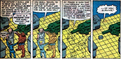Watcher acknowledging his base in Limbo from Strange Tales 134