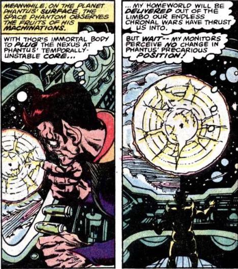 The planet Phantus from Thor 281